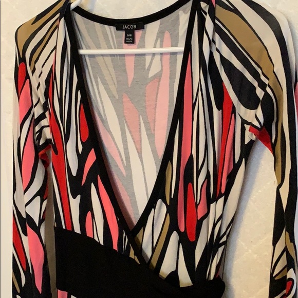 Jacob wrap dress | fit and flare | V neckline - Picture 2 of 5